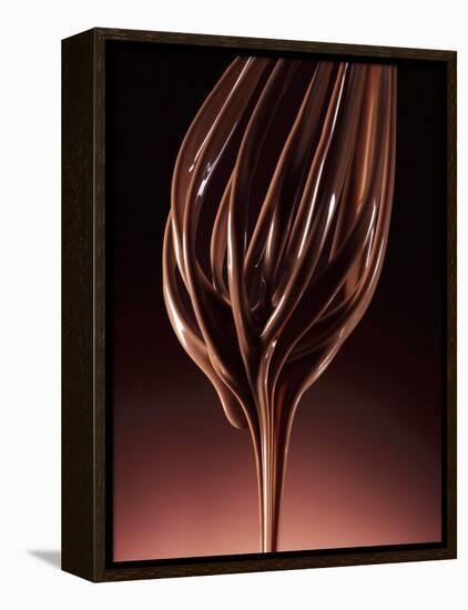 Melted Chocolate Running from a Whisk-Armin Zogbaum-Framed Premier Image Canvas