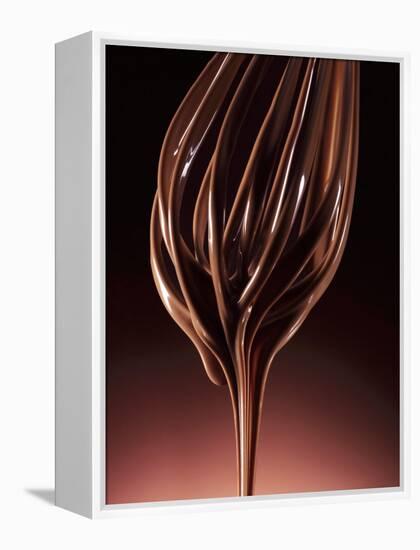 Melted Chocolate Running from a Whisk-Armin Zogbaum-Framed Premier Image Canvas