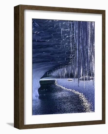 Melting Glacier-Art Wolfe-Framed Photographic Print