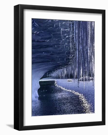 Melting Glacier-Art Wolfe-Framed Photographic Print