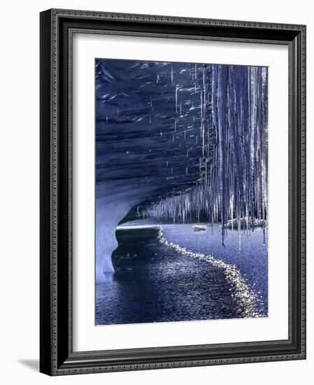 Melting Glacier-Art Wolfe-Framed Photographic Print
