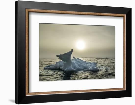 Melting Iceberg, Hudson Bay, Nunavut, Canada-Paul Souders-Framed Photographic Print