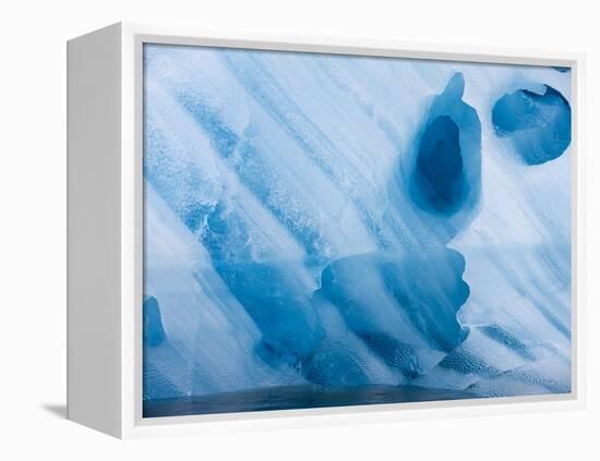 Melting Iceberg Near Hans Glacier in Hornsund Sound-Paul Souders-Framed Premier Image Canvas