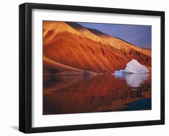 Melting Iceberg on Coast Qaanaaq, Greenland-Staffan Widstrand-Framed Photographic Print