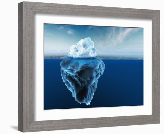 Melting Iceberg-Matthias Kulka-Framed Giclee Print