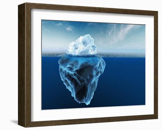 Melting Iceberg-Matthias Kulka-Framed Giclee Print