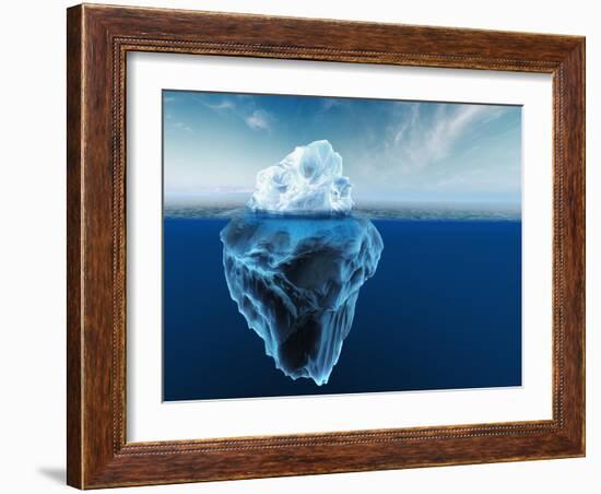 Melting Iceberg-Matthias Kulka-Framed Giclee Print