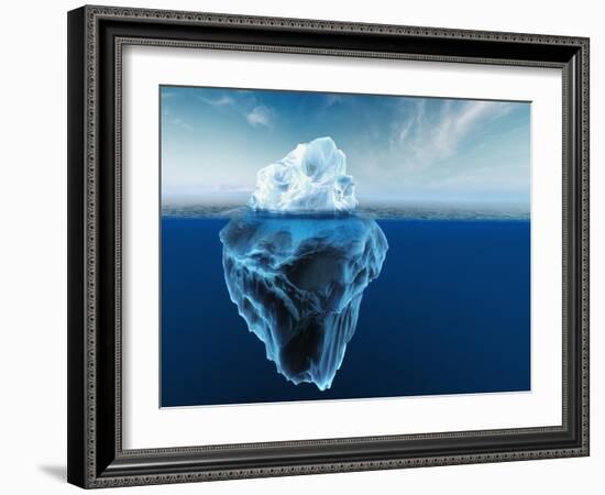 Melting Iceberg-Matthias Kulka-Framed Giclee Print