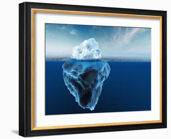 Melting Iceberg-Matthias Kulka-Framed Giclee Print