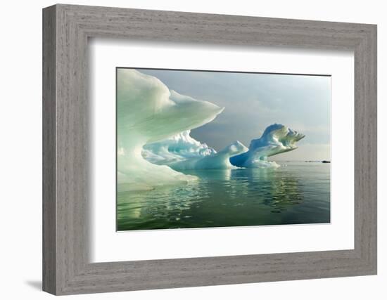 Melting Icebergs, Hudson Bay, Canada-Paul Souders-Framed Photographic Print