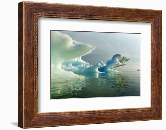 Melting Icebergs, Hudson Bay, Canada-Paul Souders-Framed Photographic Print