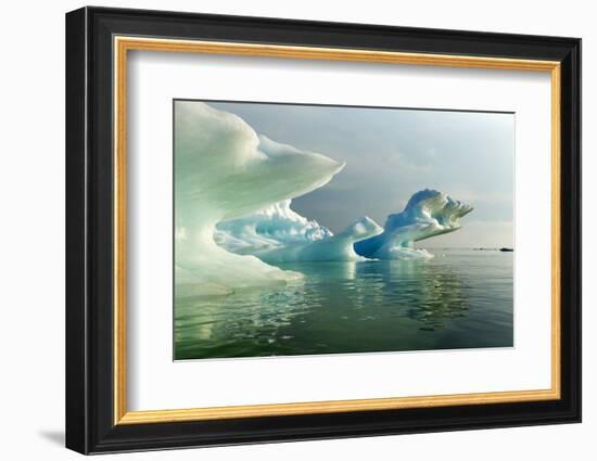 Melting Icebergs, Hudson Bay, Canada-Paul Souders-Framed Photographic Print