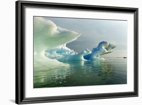 Melting Icebergs, Hudson Bay, Canada-Paul Souders-Framed Photographic Print