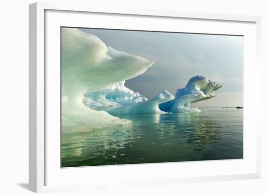 Melting Icebergs, Hudson Bay, Canada-Paul Souders-Framed Photographic Print