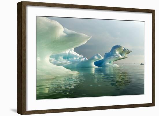 Melting Icebergs, Hudson Bay, Canada-Paul Souders-Framed Photographic Print