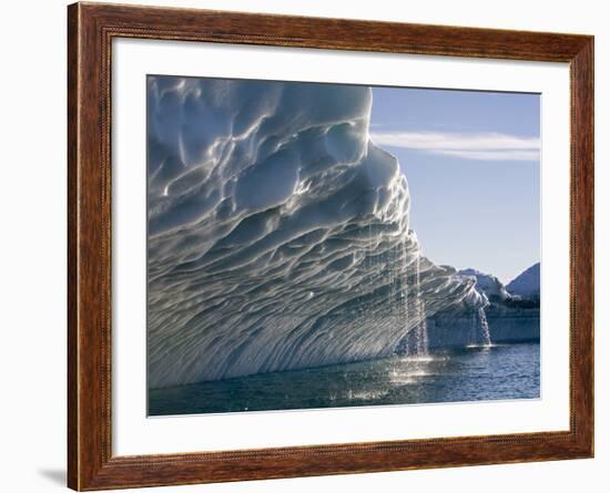 Melting Icebergs, Ililussat, Greenland-Paul Souders-Framed Photographic Print