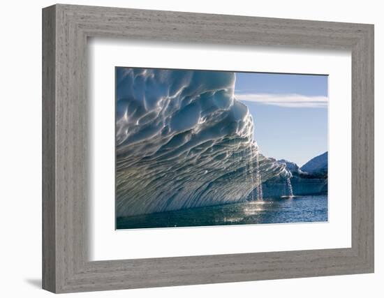 Melting Icebergs, Ililussat, Greenland-Paul Souders-Framed Photographic Print