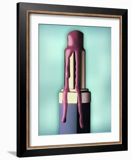 Melting Lipstick-ATU Studios-Framed Photographic Print