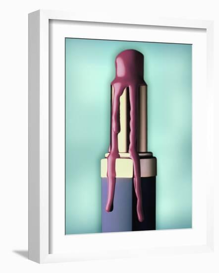 Melting Lipstick-ATU Studios-Framed Photographic Print