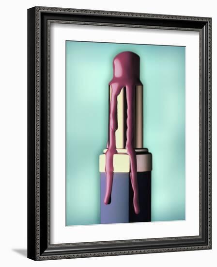 Melting Lipstick-ATU Studios-Framed Photographic Print