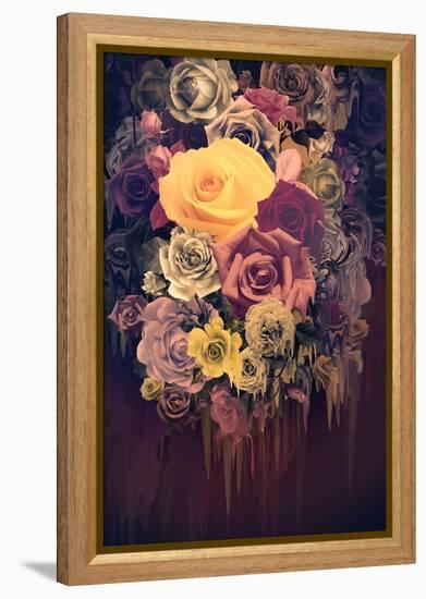 Melting Roses-null-Framed Stretched Canvas