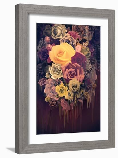 Melting Roses-null-Framed Premium Giclee Print