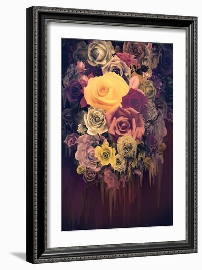 Melting Roses-null-Framed Premium Giclee Print