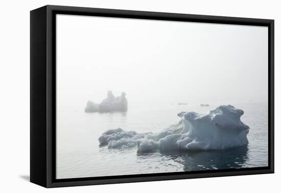Melting Sea Ice, Hudson Bay, Nunavut Territory, Canada-Paul Souders-Framed Premier Image Canvas