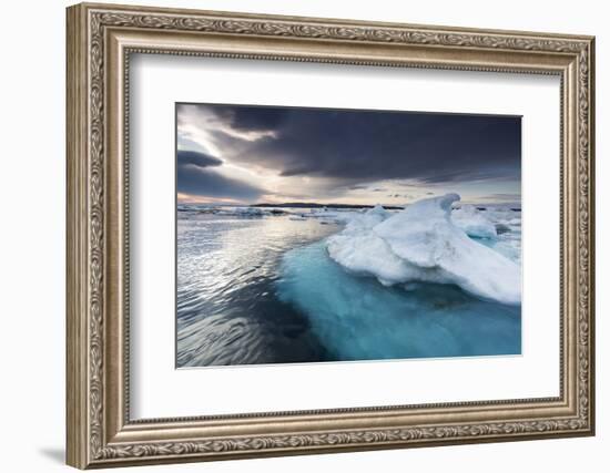 Melting Sea Ice, Hudson Bay, Nunavut Territory, Canada-Paul Souders-Framed Photographic Print