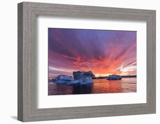 Melting Sea Ice, Hudson Bay, Nunavut Territory, Canada-Paul Souders-Framed Photographic Print