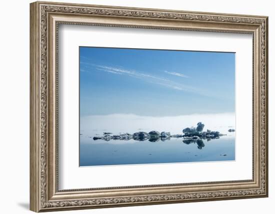 Melting Sea Ice, Hudson Bay, Nunavut Territory, Canada-Paul Souders-Framed Photographic Print