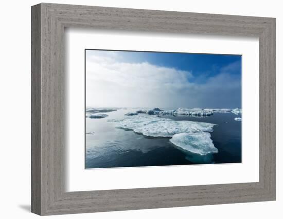 Melting Sea Ice, Repulse Bay, Nunavut Territory, Canada-Paul Souders-Framed Photographic Print