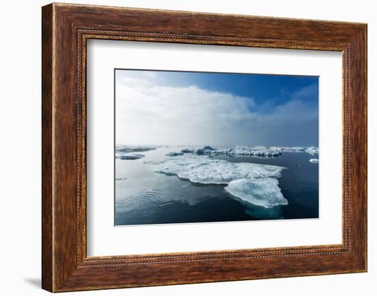 Melting Sea Ice, Repulse Bay, Nunavut Territory, Canada-Paul Souders-Framed Photographic Print