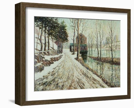 Melting Snow-Ernest Lawson-Framed Giclee Print