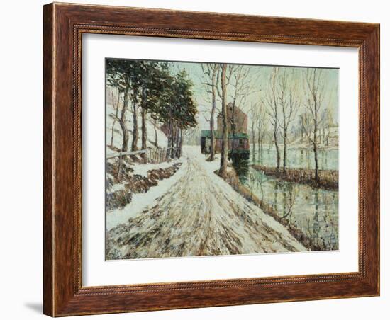 Melting Snow-Ernest Lawson-Framed Giclee Print