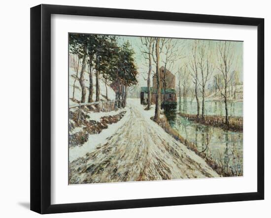 Melting Snow-Ernest Lawson-Framed Giclee Print