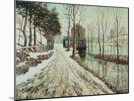 Melting Snow-Ernest Lawson-Mounted Giclee Print