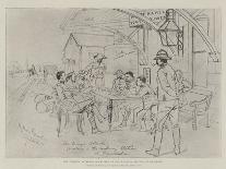 The Foreign Attaches Quartered in the Railway Station at Smaldeel-Melton Prior-Giclee Print