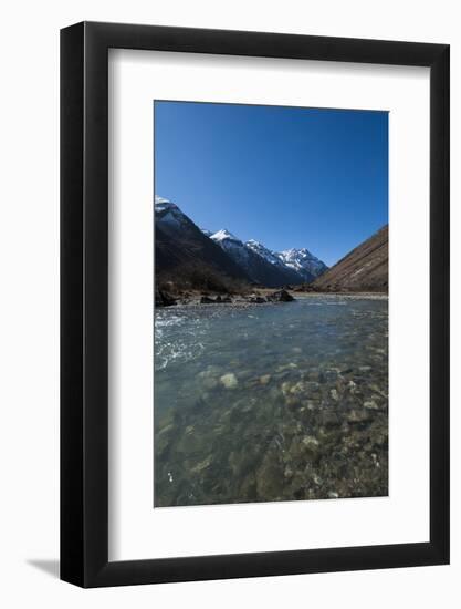 Meltwater from the Himalayas, Thimpu District, Bhutan, Asia-Alex Treadway-Framed Photographic Print