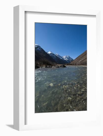 Meltwater from the Himalayas, Thimpu District, Bhutan, Asia-Alex Treadway-Framed Photographic Print