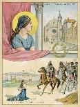 French Nun and Saint the Abbaye Sainte Genevieve-Melville Gilbert-Mounted Art Print