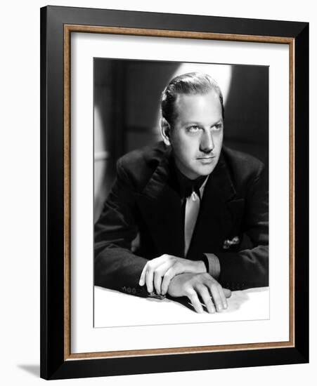 Melvyn Douglas, Ca. Late 1930s-null-Framed Photo