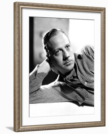 Melvyn Douglas, Ca. Late 1930s-null-Framed Photo