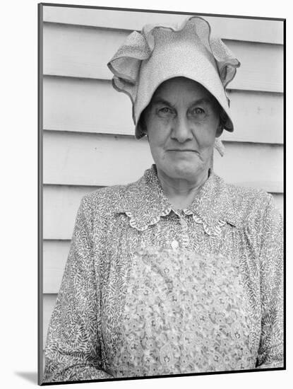 Member of the congregation of Wheeley's church who is called Queen, near Gordonton, NC, 1939-Dorothea Lange-Mounted Photographic Print
