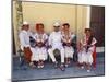 Members of a Folklore Dance Group Waiting to Perform, Merida, Yucatan State-Paul Harris-Mounted Photographic Print