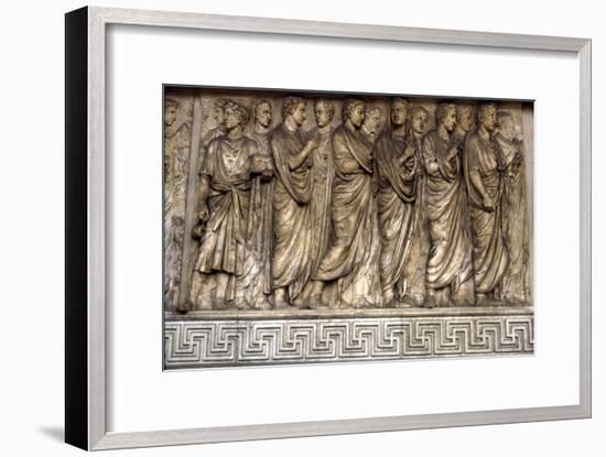 Members of Augustan family, Ara Pacis, 'Altar of Peace', Rome, 13 BC-Unknown-Framed Giclee Print