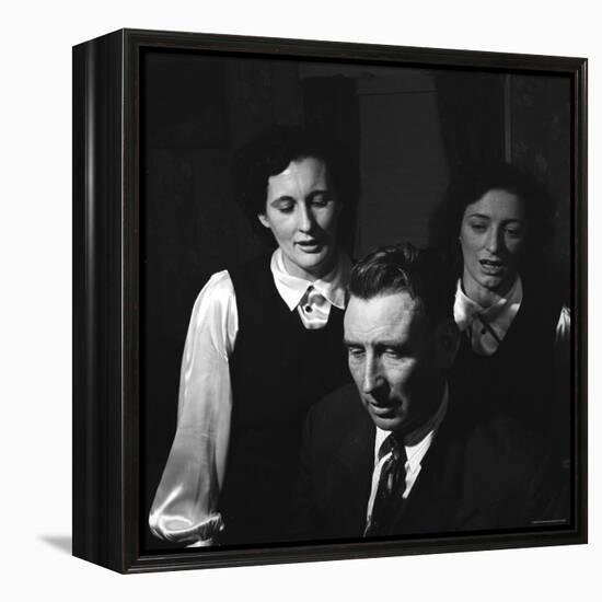 Members of Famed Musical Family the Carters Sara Carter, A.P. Carter and Maybelle Carter Millard-Eric Schaal-Framed Premier Image Canvas