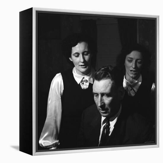 Members of Famed Musical Family the Carters Sara Carter, A.P. Carter and Maybelle Carter Millard-Eric Schaal-Framed Premier Image Canvas