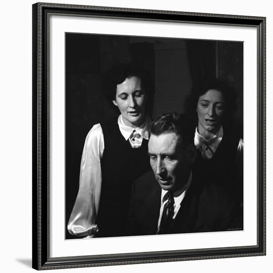 Members of Famed Musical Family the Carters Sara Carter, A.P. Carter and Maybelle Carter Millard-Eric Schaal-Framed Premium Photographic Print