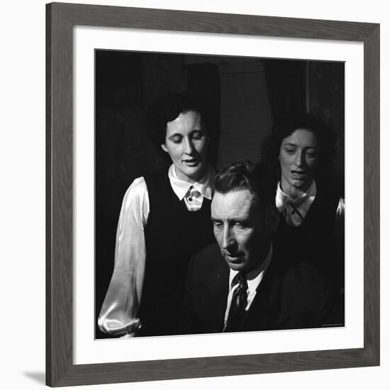 Members of Famed Musical Family the Carters Sara Carter, A.P. Carter and Maybelle Carter Millard-Eric Schaal-Framed Premium Photographic Print